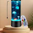 LEHAHA Jellyfish Lamp with 16 Color Changing Relax Mood Light with Remote Control USB/Battery Jellyfish Aquarium for Home Office Table Room Decor Gifts for Adults
