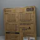 Baby Gate No Drilling, 29"-40" Auto Close Dog Gate Indoor for Doorways & Stairs, Pressure Mounted Adjustable Pet Gate, Easy Walk Through Child Gate for Children & Pets Stroller Friendly, White (29-40"Wide, 28"Tall)