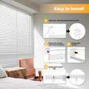 LazBlinds Cordless 1" Vinyl Mini Blinds for Indoor Windows - Light Filtering Horizontal Window Blinds & Shades, 30 1/2" W x 64" H, Grey