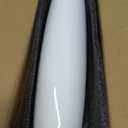 17.7 Inch White Ceramic Floor Vase, Tall Decorative Vase with Glossy Glaze, Big Standing Flower Vases for Pampas Grass, Modern Home Decor for Living Room, Office, Bedroom, Dining Corner
