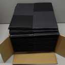 Rempry 8x6x6 Inches Black Small Shipping Boxes Pack of 25, Cardboard Corrugated Mailer Boxes for Packaging Small Business, Black Gift Boxes for Mailing Present