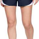 Under Armour Women's Play Up 3.0 Shorts (Medium, Navy)