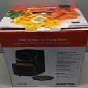 Gourmia Air Fryer - 7 Qt Large Capacity with LED Display, 12 One-Touch Presets, FryForce 360 Technology, Nonstick Dishwasher-Safe Basket & Crisper Tray, Black