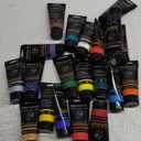 Professional Acrylic Paint Sets-20 Colors(75ml/2.54oz)-Heavy Body Acrylic Paint Tubes, Art Supplies for Canvas Painting, Rocks, Woods & Egg, Thick Body Paints for Artists, Adults, Beginners