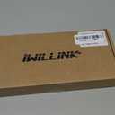 Iwillink 10Gbps Patch Panel 12 Port, RJ45 Through Coupler Cat6 Patch Panel STP Shielded with Back Bar, 10'' Wallmount or Rackmount, Compatible with Cat5, Cat5e, Cat6 Cabling