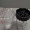 Blender Replacement Parts for Ninja, 24oz Ninja Blender Cups with To-Go Lids, 7 Fins Extractor Blade, Compatible with Nutri Ninja Auto iQ Blenders BL2012 BN801 BL480-30 BL640-30 BL642-30 NN100-30