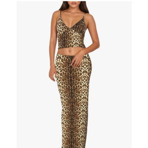 Women High Stretchy Adjustable Strap Backless Floral Two Piece Maxi Skirt Set Summer Outfits 2025, Size small