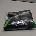 Jeyiour  Thank You Merchandise Bags 2 Size Shopping Bags for Business with Handles Thank You Gift Plastic Boutique Goodie Sacks for Wedding Stores Packaging(Black)