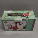 Apple Peeler Corer, Long lasting Chrome Cast Magnesium Alloy Apple Peeler Slicer Corer with Stainless Steel Blades and Powerful Suction Base for Apples and Potato(White)