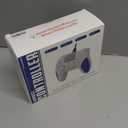 Kamylorus Wired Controller for PS-5/PC, Gaming Controller with Dual Vibration, Programmable/Remap/Turbo/RGB Light, 3.5MM Headphone Jack (White)