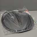 Pizza Pan - 14 Inch Nonstick Pizza Pan for Oven with Widen Handles for Cooking, Baking, and Grilling - Durable, Even Heating, Long-Lasting Kitchen Cookware (1, Black)