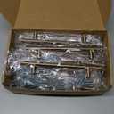 goldenwarm 25 Pack Champagne Bronze Cabinet Pulls Gold Cabinet Handles 5 inch(128mm) Champagne Drawer Pulls Brushed Bronze Drawer Handles Kitchen Bathroom Bedroom Dresser Furniture Hardware (5in Hole Centers)