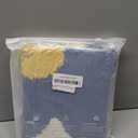 Flower Bathroom Rug Super Absorbent and Thick Microfiber Non Slip Bath Mat Machine Washable and Shaggy Bath Carpet for Bathroom, Bedroom and Living Room (31"x20", Yellow)