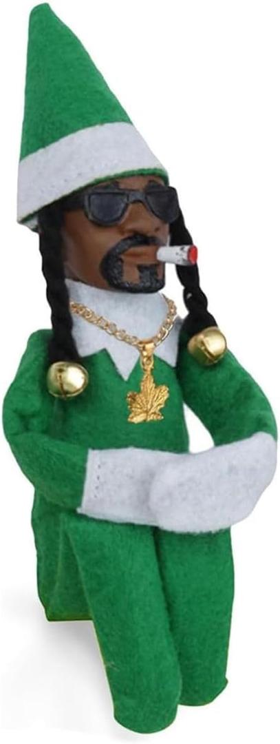 Christmas Plush Doll, Christmas Doll Ornaments, for Party, Holidays, Holidays, Home Festivals (Green)