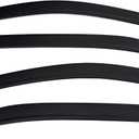 Auto Ventshade [AVS] Low Profile Rain Guards for 2016-2023 Toyota Tacoma, Double Cab | Window Vent Visors, 4 pcs. - Matte Black | 1774036