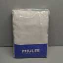 MIULEE 96 Inches Long Natural Linen Curtains 2 Panels, Pinch Pleated Hooks Thick Linen Textured Window Drapes for Bedroom Living Room Back Tab Semi Sheer Light Filtering Neutral Farmhouse Cream Ivory (Birch)