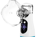 Portable Nebulizer, 2022 Effective for Breathing Treatment, Upgraded Larger Mist - with Gear Adjustment Perfect for Adults and Kids, Self-Cleaning Mode, with a Set of MedicaI-Grade Kits