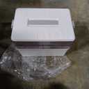 3 Tier Medicine Cabinet Organizer Large Capacity Medicine Organizer, Portable Medicine Box with Handle, Multipurpose Medical Box with Removable Tray, First Aid Boxes Empty, White