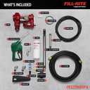 Fill-Rite FR1220HDSFQ 12V 15 GPM Fuel Transfer Pump with Premium Filter Package | Gasoline, Diesel, Kerosene, Ethanol Blends, Methanol Blends, & Biodiesel