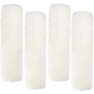 4 Pack Seat Belt Covers for Adults and Kids, LUOYOYY Soft Fur Seat Belt Straps Pads Fluffy Seat Belt Neck Protector Furry Seat Belt Shoulder Pad Car Accessories for Various Use (Beige)