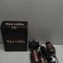 Terviiix 4-in-1 Hot Air Rotating Blow Dryer Brush Kit  1000W with Rotatable Round Brushes (2 Sizes), Oval Volumizer, and Diffuser  Ideal for Curly Hair, with Arthritis-Friendly Big Buttons, Black