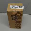 kytffu 42oz Glass Water Bottles with Straw, Motivational Glass Bottle with Silicone Sleeve and Time Marker, Leakproof Large Glass Water Jug for Gym Home Office,Amber