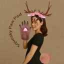 Christmas Reindeer Antlers Headband,Tail,Paws,Face Stickers, Halloween Festival Parties Dress up