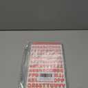 2400 Pieces Small Colorful Vinyl Letter Stickers, 24 Sheets Self Adhesive Mini Alphabet Stickers, 0.5 inch Numbers Letters Labels DIY Crafts Art Making, Used for Cards, Notebook Decor