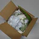Yastouay 2 Bouquets Peonies Artificial Flowers, Mixed Light Blue & White Fake Peonies with Large Bloom, Silk Peony Flowers Faux Peony Bouquet for Wedding Centerpieces, Table, Vase & Home Decor