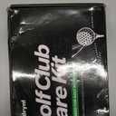 Pro Golf Club Care Kit – Cleaner, Polish, Brush, Groove Sharpener, Grip Cleaner, Magnetic Towel & Leather Bag – Restores Clubs, Removes Rust & Scratches, Renews Tackiness – Golf Gifts for Golfers