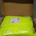 toolant 100% Waterproof Safety Jackets for Men, Hi Vis Reflective Work Jackets, Construction Rain Coats for Cold Weather, Large