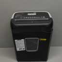Bonsaii Paper Shredder for Home Use, 3.4 Gal Wastebasket, 6 Sheet Crosscut Paper Credit Cards, Staples, and Clips Shredder for Home Office Use, Portable Handle Design (C237-B New Version)