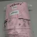 Vonty Satin Sheets Full Size Silky Soft Satin Bed Sheets Pink Sheet Set, 1 Deep Pocket Fitted Sheet + 1 Flat Sheet + 2 Pillowcases