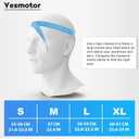 Yesmotor Motorcycle Baseball Helmet - Retro Baseball Style Cap for Unisex-Adult, DOT Approved