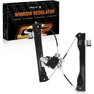 MaXpeedingrods Power Window Regulator with 2 Pins Motor Front Left for Chevrolet Cruze 2012-2016 Replaces 751-739 95265280, 95382556