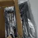 Magnetic Water Bottle Holder for Refrigerator, Cup Holder Organizer for Stanley and Tumbler for Kitchen, 4 Pack, Black