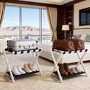 26.77" Full Assembled Luggage Rack for Guest Room, Set of 1 Suitcase Stand