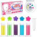 KILOSTEP Toilet Gel, 60 Count 5 Kinds Of Scent Toilet Cleaner Bowl Gel Stamp Kit Air Freshener