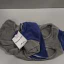 cyeollo 2 Pack Fleece Dog Sweater Stretchy Pullover Soft Dog Jacket with Reflective Stripe Lightweight Sweatshirt Pet Clothes Coats for Small Dogs Grey & Blue, Large (14 - 20lbs)