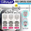 CARVALAX 12-Way Slide Hammer Puller Set, Front Wheel Hub Bearing & Rear Wheel Axle Remover Puller Set, 23PCS Tool Kit for Dents and Dings Repair with Black Carry Box