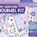 jackinthebox Gratitude Journal Kit for Girls Ages 8-12, 242 pcs, Scrapbooking Journal Set for Teen & Tween Girls,10 Fun Gratitude Exercises, Journal Art & Craft Kit, Ideal Gift for Girls 8 9 10 11 12 (Purple)
