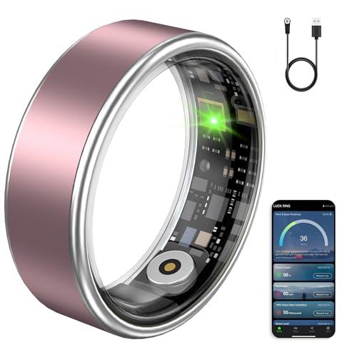 Smart Ring Fitness Tracker Ring for Women & Men  Pink, no size