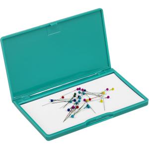 Ciieeo 1Pc Magnetic Needle Organizer Magnetic Needle Storage Case Megnetic Sewing Needle Case Safe Storage Box for Pin Holder OrganizerBlue)