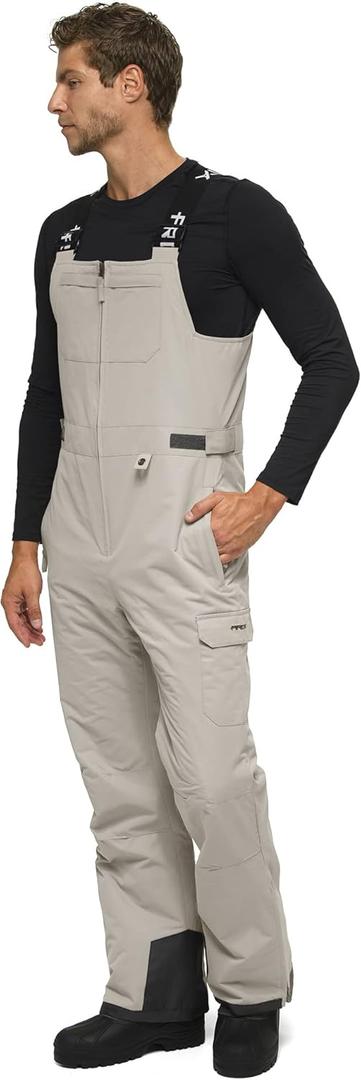 Arctix Men's Avalanche Athletic Fit Insulated Bib Overalls (X-Large/32" Inseam, Stone)