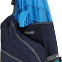 Portable Ground Chair for Beach, Camping, Park & Stadium 5-Position Recline, Wearable with 8L Storage Backpack Style (Blue)