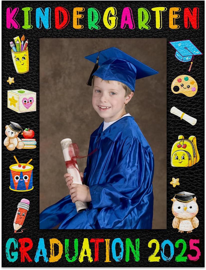 Kindergarten Graduation Picture Frame 2025 Preschool Prek Kindergarten Graduations Gifts Kindergarten Graduation Photo Frame My First Graduation Picture Frame Gifts for Kids Boys Girls
