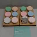 KeaBabies 12pk 4oz Glass Baby Food Containers with Lids - Leak-Proof, Microwavable Small Glass Jars, Baby Purees & Toddler Snack Storage Containers, BPA-Free, Dishwasher & Freezer Safe (Musk Dusk)