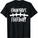 Chargers Football School Spirit Team Mascot Game Night T-Shirt Size 3XL