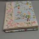 jinchan Floral Runner Rug, 2x5 Machine Washable Kitchen Runner Non Slip, Soft Low Pile Hallway Rug Boho Stain Resistant Carpet for Laundry Living Room Bedroom, Blue/ Pink