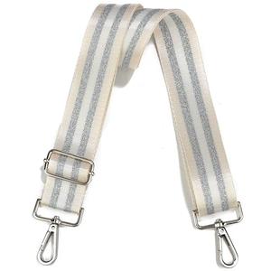 Purse Strap Silver Hardware Wide Bag Straps Replacement Crossbody Adjustable Shoulder Strap for Purses Canvas Tote Handbags